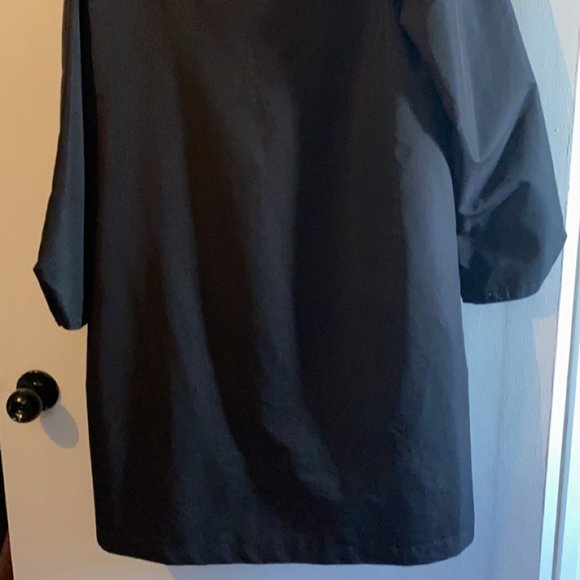 Black dressy rain coat - size 6 - Picture 6 of 7